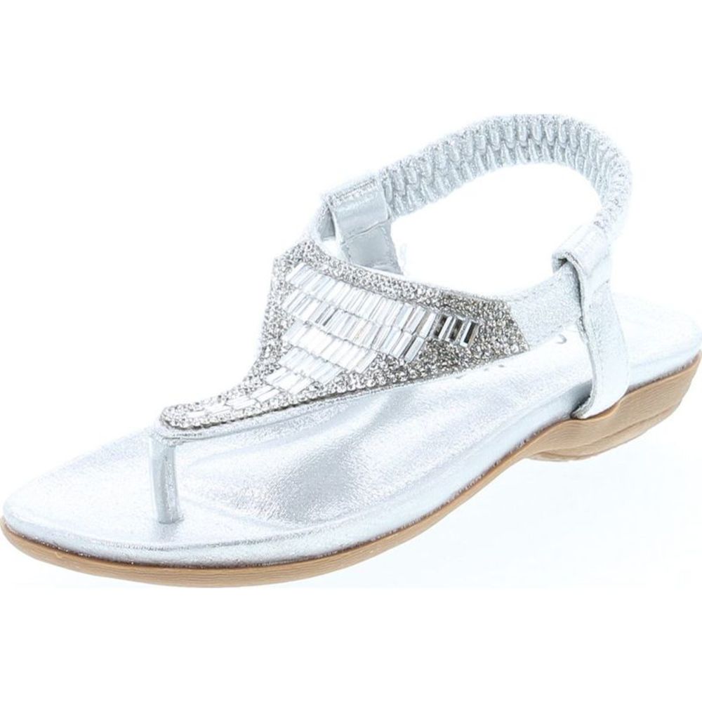 Lucita CRAB-1809KM Silver ToddlerG sandals 9 NEW